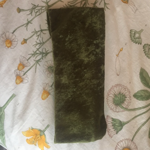 Brandy Melville Accessories - Velvet Green Headband